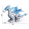 EGTMA Dragon De Juguete Con Sonido Luces Articulado