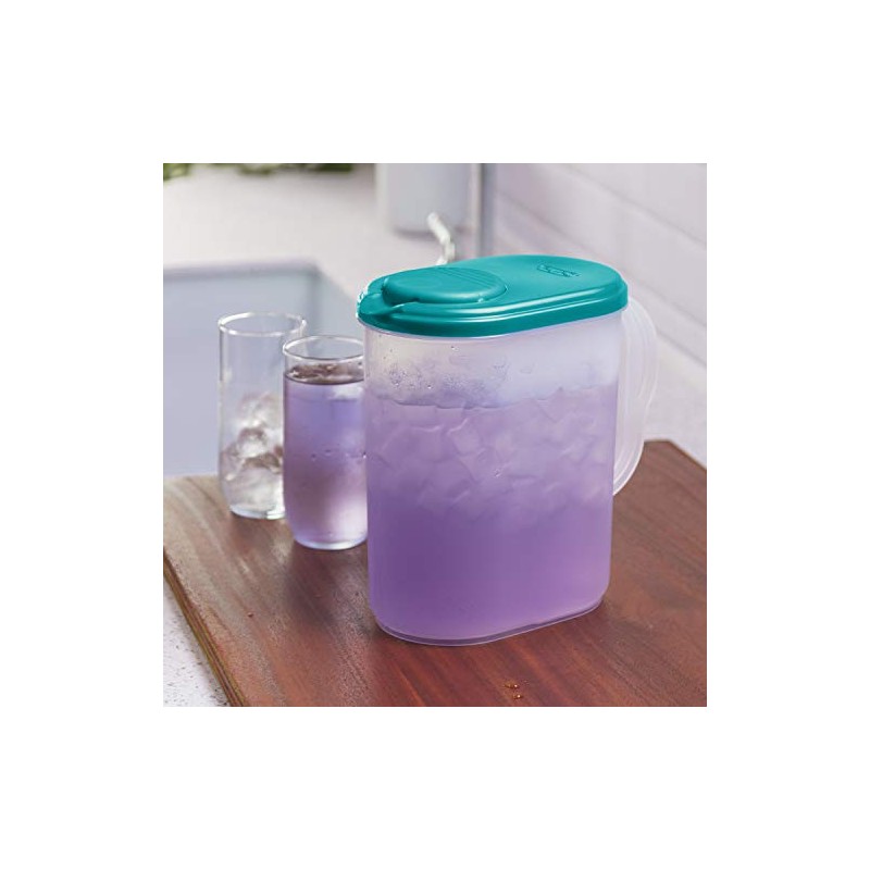 Sterilite 1 Gallon Pitcher, Spout and Handle for Easy Pouring