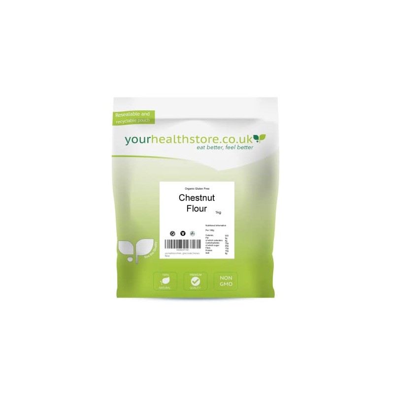yourhealthstore® Premium Gluten Free Chestnut Flour 1kg from Italy Using