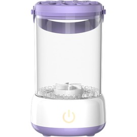 Máquina limpiadora de brochas de maquillaje, máquina limpiadora brochas maquillaje eléctrica, automático, carga USB y limpieza profunda para el hogar, eléctrica