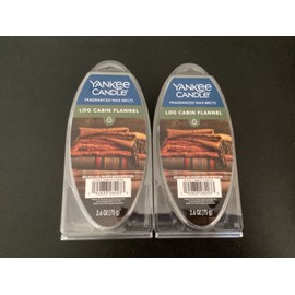 Yankee Candle Log Cabin Flannel Fragranced Wax Melts 2.6z 6-Pk **Lot of 2**