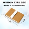 Waylipun Business Card Holders, Professional PU Leather Business Card Case,