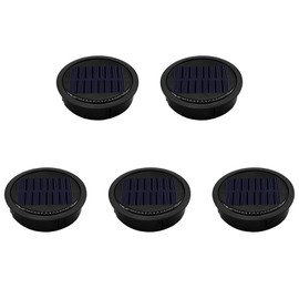 Lamsimoy 5 Pack Big Solar Light Replacement Top for Outdoor Hanging Lanterns, More Powerful More Energy Efficient