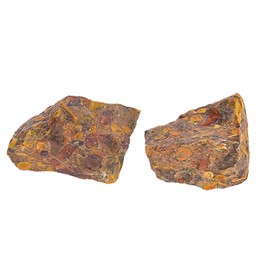 Fruit Jasper Raw Crystals Rough Gemstones with Authenticity Card, Velvet Pouch Raw Stones for Tumbling, Cabbing, Polishing, Cutting Natural Healing Crystals for Home Decor, DIY Stone