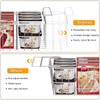 Orgneas Expandable Chest Freezer Organizer Bins Large Deep Freezer Basket