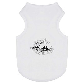 'Birds On A Branch' Pet Dog/Cat T-Shirt (PT00057115)