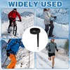 Yipakeh 8-Pack Black Ski Glove Leash