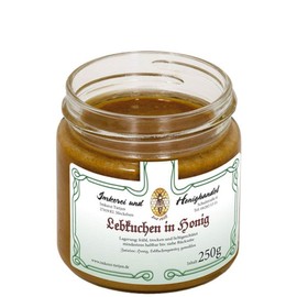 Gingerbread in honey 250 g honey with gingerbread spice Christmas aromatic without additives (by Beekeerei Nordheide)