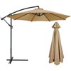 10 FT 6/8 Rib Umbrella Canopy Replacement Outdoor Market Patio