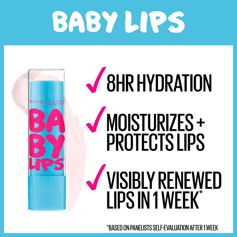 Maybelline New York Baby Lips Glow Lip Balm, My Pink,