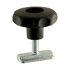 4 x Screw Fitting with Star Handle, Free Slide, Easy