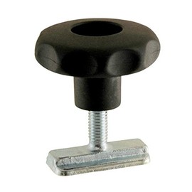 4 x Screw Fitting with Star Handle, Free Slide, Easy to Use, for Airline Rails, Kerl M8 x 24 S Slide