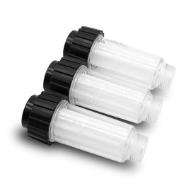 Water Filter Including Filter Insert (5.731-050.0) for All Karcher Pressure washers with 3/4 inch Water Connection Like Karcher K2-K7 Compatible with 4.730-059.0 Pressure Washers -3 Pack