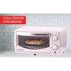 EUROSTAR 4-Slice Toaster Oven Broiler (White)