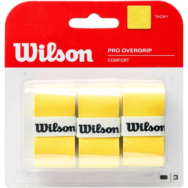 Wilson Pro Agarre para Raqueta de Tenis, 3 Unidades