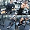 Single Leg Squat Roller for Squat Rack,Extended Length Leg Press