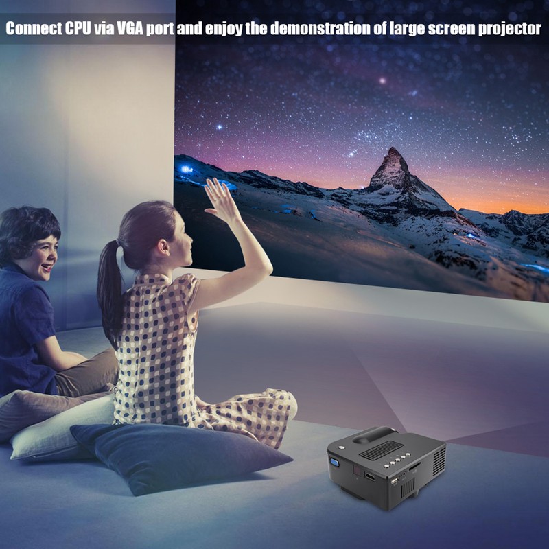 Mini LED Digital Home Theatre Full HD Projector with Remote