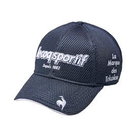 Cox Sportif LG5SCP12M Men's Cap, Double Raschel, Breathable, Logo Design, Cooling, NV00 (navy)