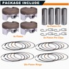 4 Sets 67mm Piston and Piston Rings Kit for Honda