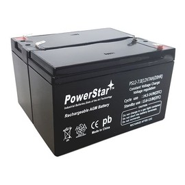 PowerStar 2 Pack - PS-1270 12 Volt 7 Amp Hour Sealed Lead Acid Battery