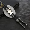 HUABOLA CALYN Vintage Bolo Tie for Men- Initial Letter ABCDMJR