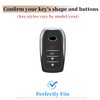 for Toyota Leather Key Fob Cover with Keychain,Key Fob Cover