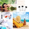 JIUWU 10 Pack Glass Vials,10 ml Glass Bottle with Screw
