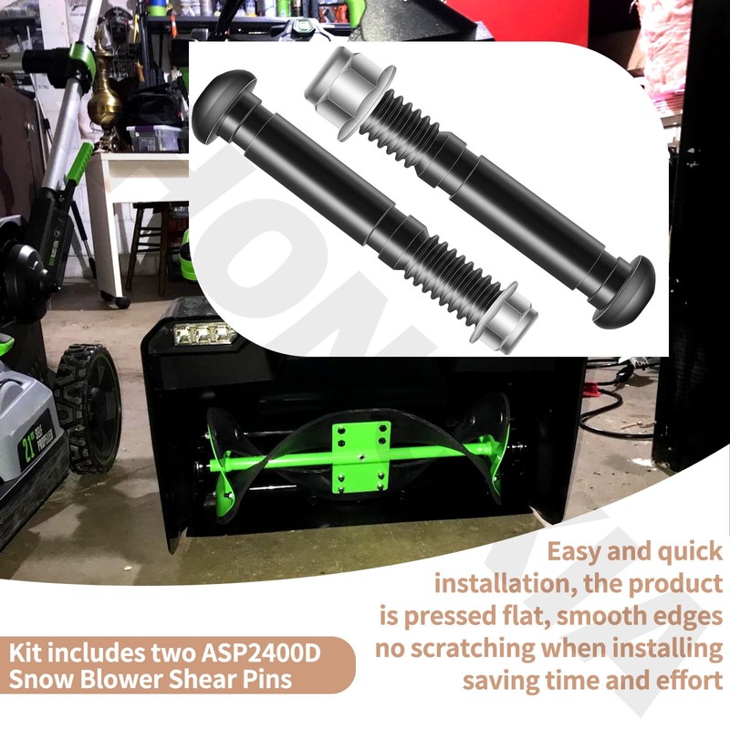2 Pack ASP2400D Snow Blower Shear Pin Set Compatible with