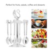 Swan Coffee Spoons Set Mirror Polished Strong Construction Swan Base