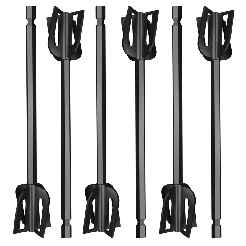 Resin Mixer Epoxy Mixer Paddles Plastic - 6 Reusable Multipurpose