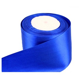 ROYAL BLUE Satin Ribbon - 50mm Wide - 5 Meter - for Gifts Wrap, Sew, Decorations, Party, Dress, Crafts, Bow, Events, Car and more