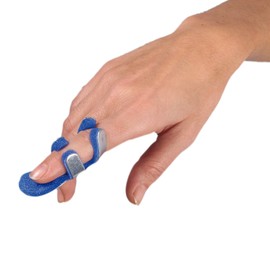 Frog Finger Immobilizer – Recommended for Finger fractures, Trauma or Injury to The Finger. Available in 3 Sizes – Small to Large (Large - Wide - 7.6 cm)