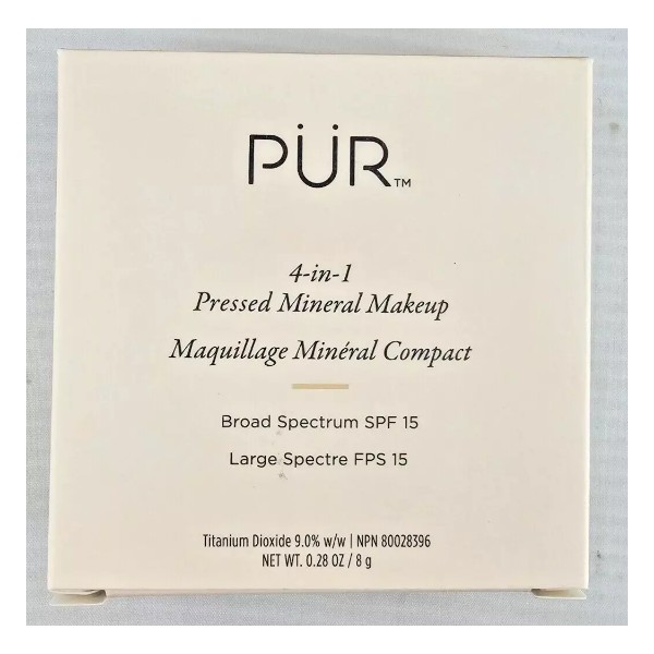 PUR 4-in-1 Pressed Mineral Makeup SPF15 Powder Foundation Blush Medium