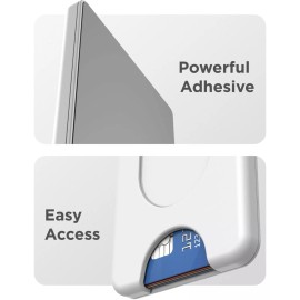 Universal Encased Cell Phone Wallet, Stick On Credit Card Holder - Works w/ Grips