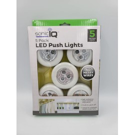 10 Pack Premium LED Push Lights ~ No Messy Wires!