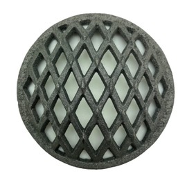 (TFS) Fire Plate, Dome-shaped, 4.7 inches (12 cm), 4.7 inches (12 cm), For Seven Wheels, Non-Breakable, Stovetop Sana Casted Fire Plate, Eye Plate, Taisei Kogyo Nanaowa