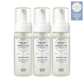 Micromicellar Soapberry Bubble Foam 3-pack option collection 02 Soapberry Bubble Foam 300ml 3pcs / 마이크로미셀라 솝베리 버블폼 3입옵션 모음 02 솝베리 버블폼 300ml 3개
