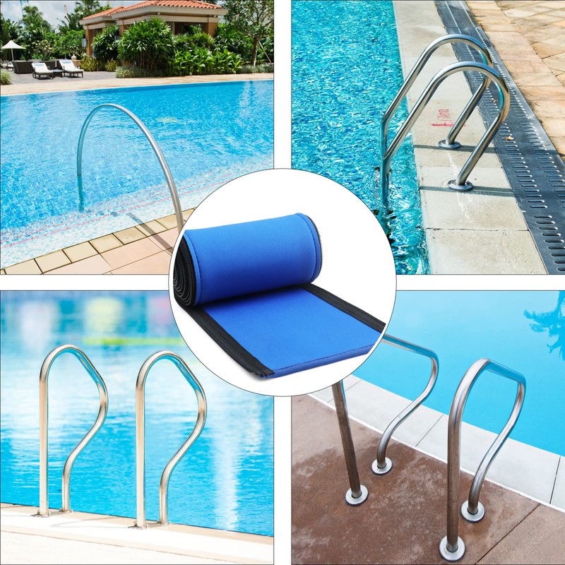 Frantie Swimming Pool Handrail Cover, 8 Feet Zipper Slip Resistant
