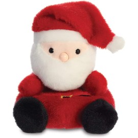 Aurora World Palm Pals 2 Piece Christmas Holiday Plush Bundle, Santa Claus and Jubilee Tree (Santa/Christmas Tree)