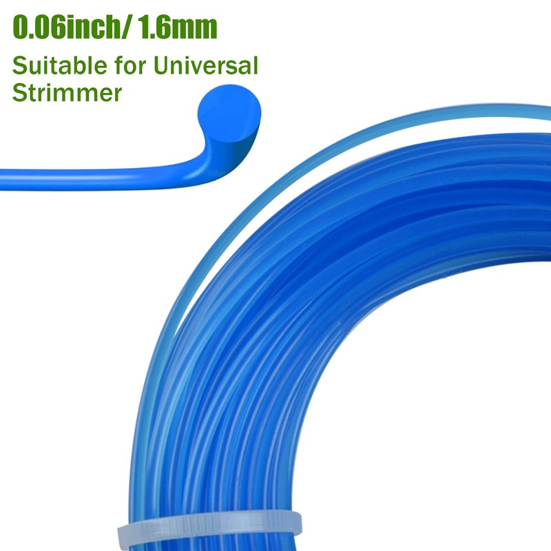 PLULON 2 Rolls 1.6mm x 20m Round Strimmer Wire Strimmer