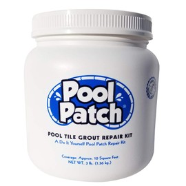 Pool Patch Gray Pool Tile Grout Repair Kit, 3-Pound, Gray