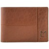 Mala Leather Bloomsbury Collection Leather Wallet RFID Blocking 1047_17 Tan