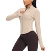 QUEENIEKE Workout Running Jackets for Women Zip Up Athletic Yoga