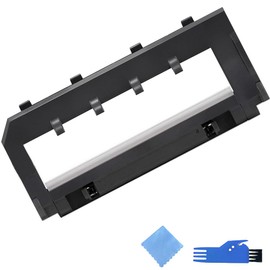EATBALE Main Brush Covers Guard Accessories for Roborock S7 Max Ultra S7 S7+ S7 MaxV S7 MaxV Plus S7 MaxV Ultra Q5 Q5+ Q7 Q7+ Q7 Max Q7 Max+ Robot Vacuum Roller Brush Cover Replacement Parts (Black)