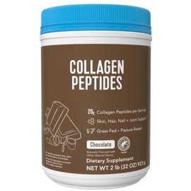 Vital Chocolate Protein Collagen Peptides, Pasture Raised, Grass Fed, Paleo Friendly, Gluten Free, Zero Sugar Dairy Free, 32.56 Oz, Skin, Hair & Nail Support, Supports Healthy Joints & Bones