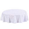 Home Direct Round Embossed Oilcloth PVC Wipe Clean Tablecloth Table