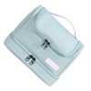 Travel Toiletry Bag Multiple Compartments Large Capacity Zipper Closure Wet