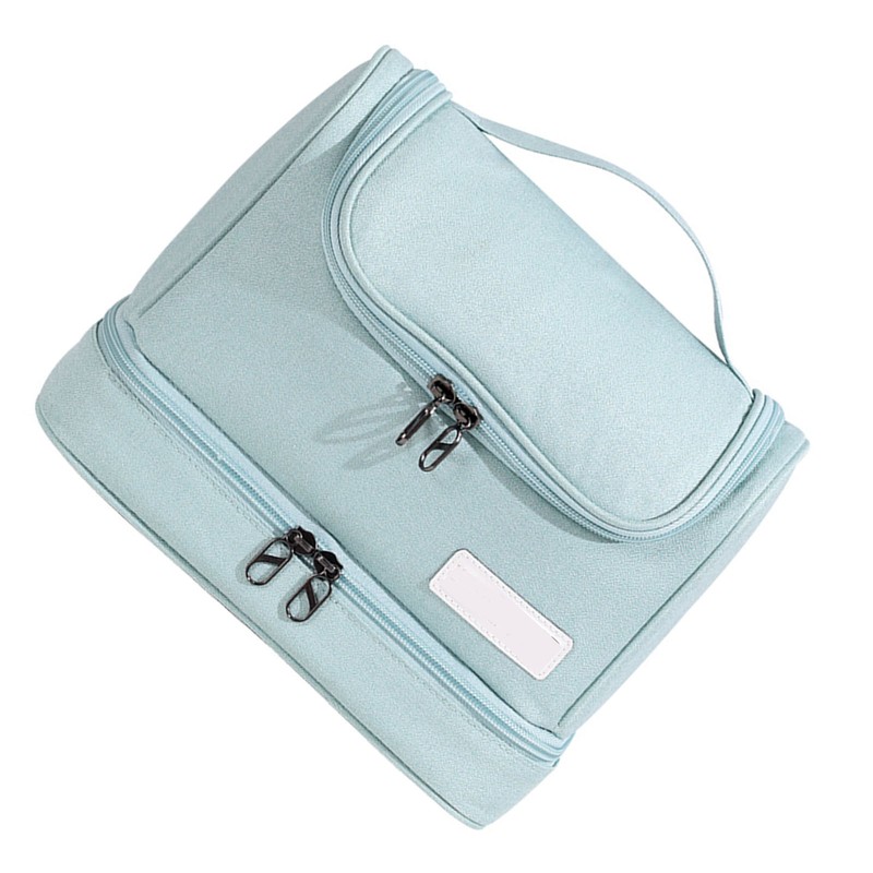 Travel Toiletry Bag Multiple Compartments Large Capacity Zipper Closure Wet