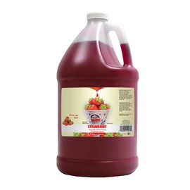 Sno-Treat Flavors 1 gal. Strawberry Snow Cone Syrup, Each