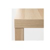 Ikea LACK Side table, 55x55 cm, [White stained oak effect]